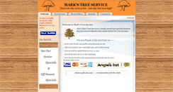 Desktop Screenshot of markstrees.com